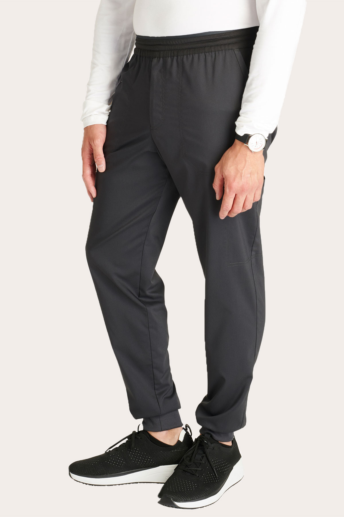 Spodnie medyczne męskie Cherokee Revolution Jogger szare-3