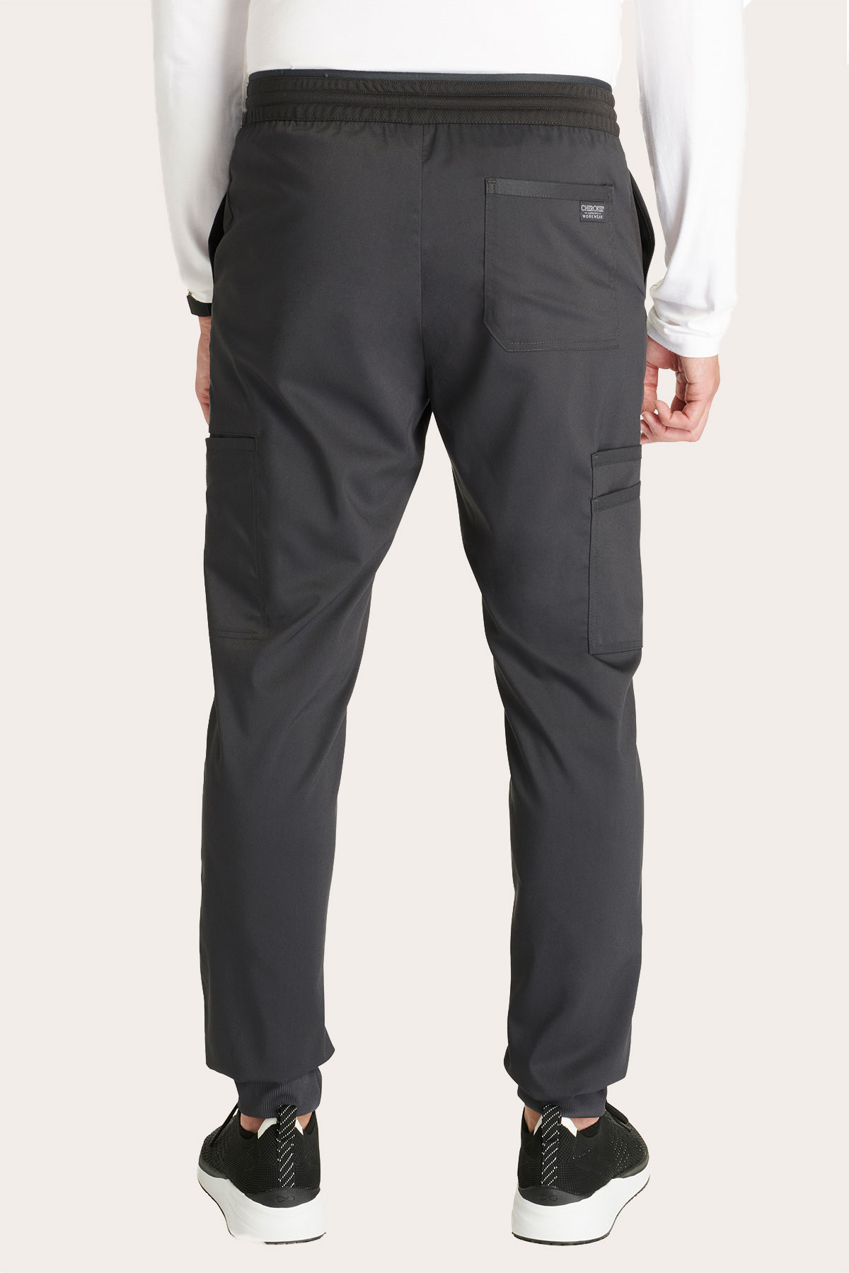 Spodnie medyczne męskie Cherokee Revolution Jogger szare-1