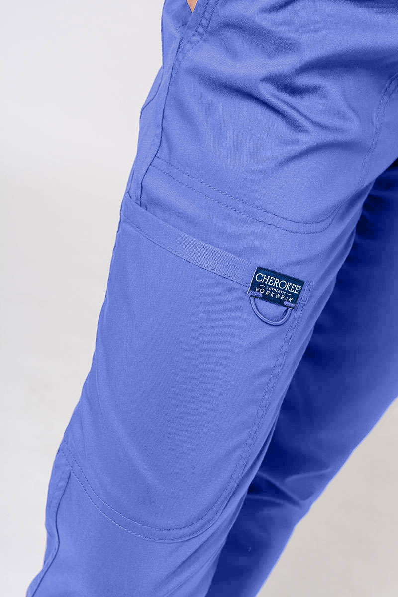 Spodnie medyczne damskie Cherokee Revolution Cargo klasyczny błękit-4