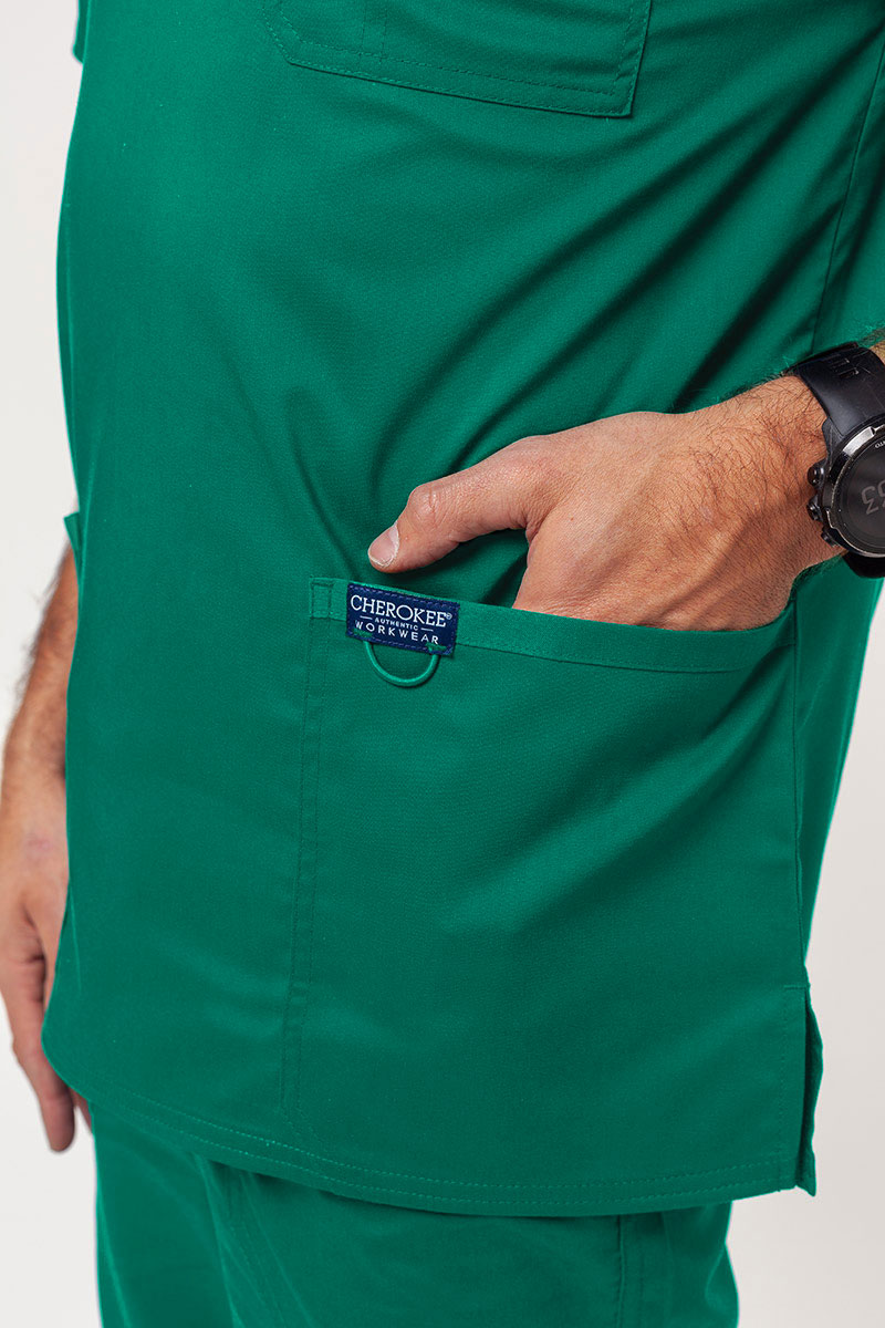 Bluza medyczna męska Cherokee Revolution V-neck Men zielona-3