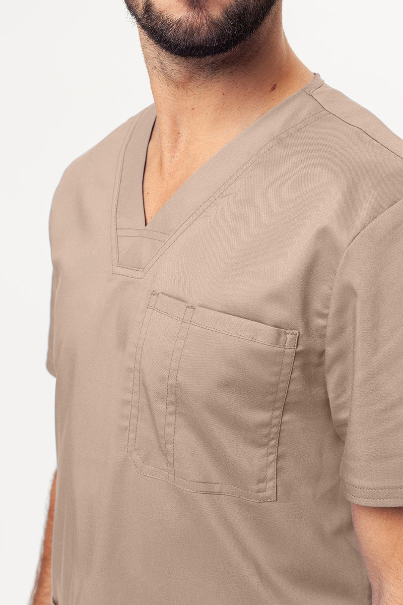 Bluza medyczna męska Cherokee Revolution V-neck Men beżowa-2
