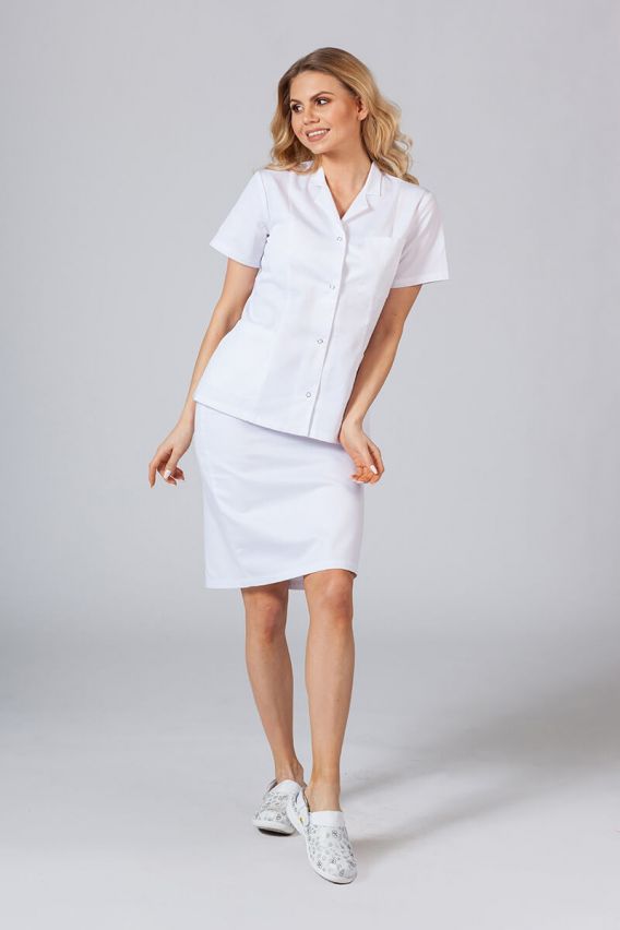 Spódnica medyczna długa Sunrise Uniforms biała (elastic)-4