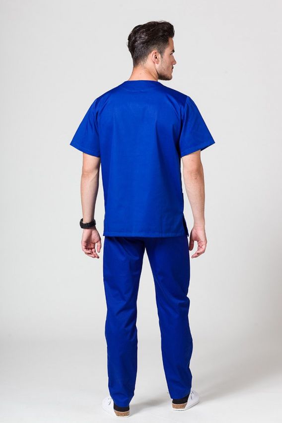 Bluza medyczna męska Sunrise Uniforms Basic Standard granatowa-5