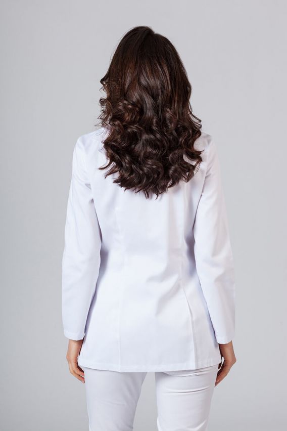 Fartuch medyczny Sunrise Uniforms krótki z długim rękawem biały-2