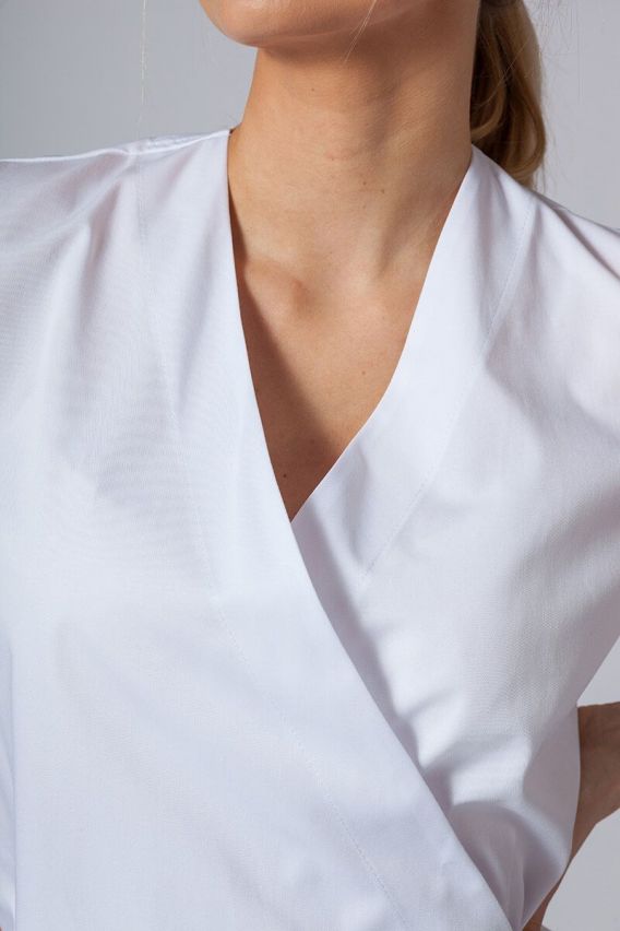 Fartuszek/bluza damska wiązana Sunrise Uniforms biała-6