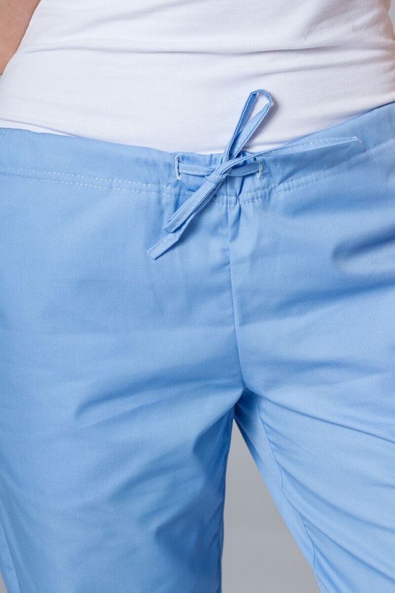 Spodnie medyczne damskie Sunrise Uniforms Basic Regular niebieskie-2