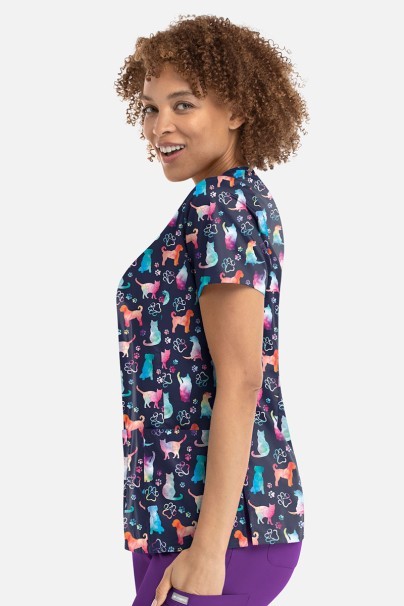 Kolorowa bluza damska Maevn Prints Furr-ever Colorful-3