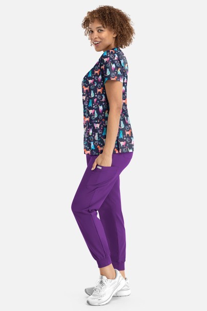 Kolorowa bluza damska Maevn Prints Furr-ever Colorful-2