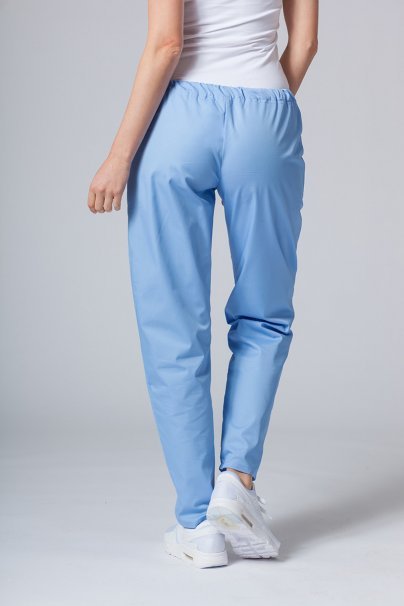Komplet medyczny damski Sunrise Uniforms Basic Classic (bluza Light, spodnie Regular) niebieski-3