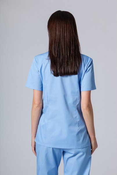 Komplet medyczny damski Sunrise Uniforms Basic Classic (bluza Light, spodnie Regular) niebieski-4