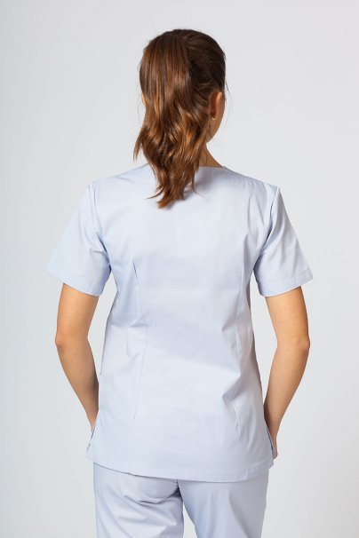 Bluza medyczna damska Sunrise Uniforms Basic Light popielata-2