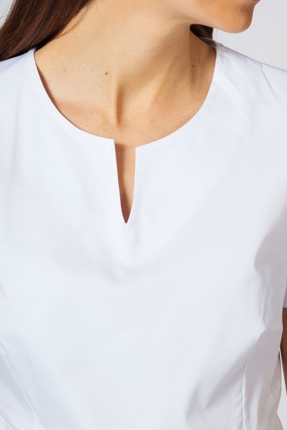 Komplet medyczny damski Sunrise Uniforms Active (bluza Kangaroo, spodnie Loose) biały-7