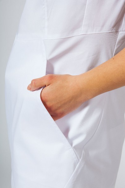 Komplet medyczny damski Sunrise Uniforms Active (bluza Kangaroo, spodnie Loose) biały-9
