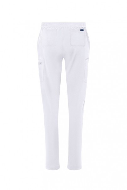 Spodnie damskie Adar Uniforms Skinny Leg Cargo białe-10