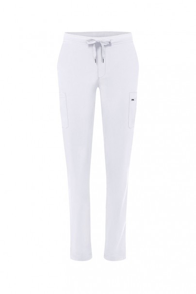 Spodnie damskie Adar Uniforms Skinny Leg Cargo białe-9