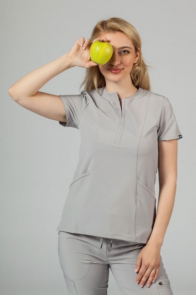 Komplet medyczny Adar Uniforms Cargo popielaty (z bluzą Notched - elastic)-3
