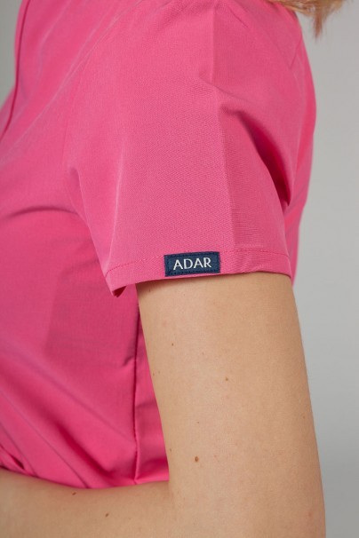 Komplet medyczny Adar Uniforms Cargo różowy (z bluzą Notched - elastic)-6
