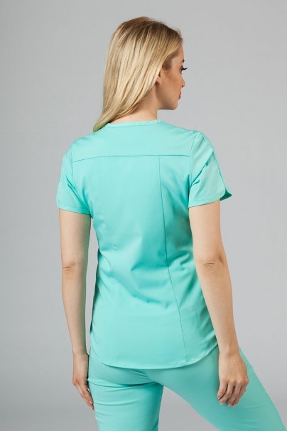 Komplet medyczny Adar Uniforms Yoga aqua (z bluzą Modern - elastic)-3