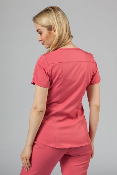 Komplet medyczny Adar Uniforms Yoga różowy (z bluzą Modern - elastic)-3