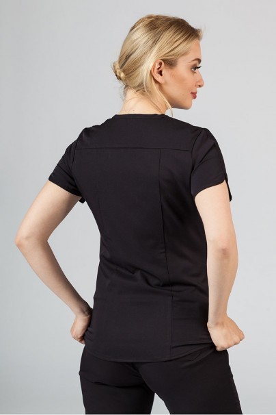 Komplet medyczny Adar Uniforms Yoga czarny (z bluzą Modern - elastic)-4