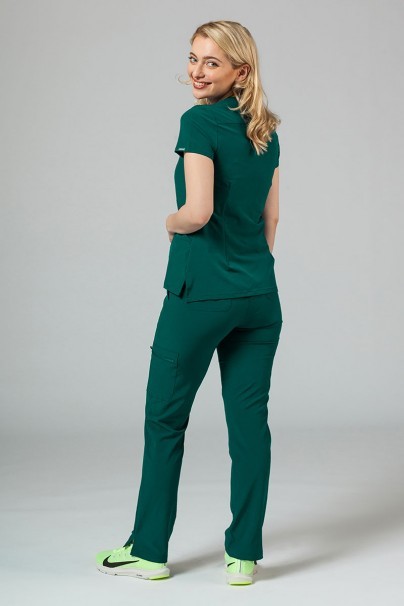 Spodnie damskie Adar Uniforms Skinny Leg Cargo butelkowa zieleń-3