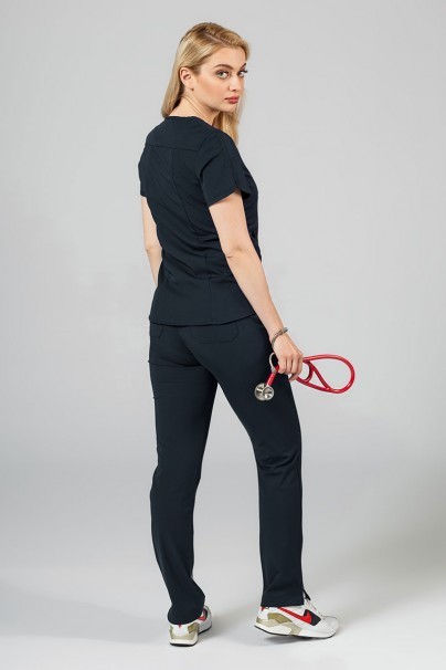 Komplet medyczny Adar Uniforms Yoga ciemny granat (z bluzą Modern - elastic)-2