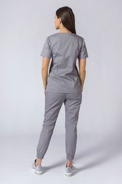 Komplet medyczny damski Sunrise Uniforms Basic Jogger (bluza Light, spodnie Easy) szary-2