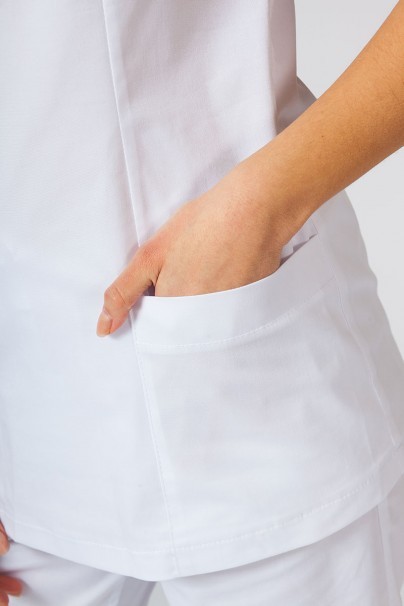 Komplet medyczny damski Sunrise Uniforms Active II (bluza Fit, spodnie Loose) biały-6