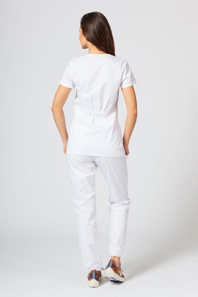 Komplet medyczny damski Sunrise Uniforms Active II (bluza Fit, spodnie Loose) biały-1