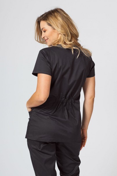 Komplet medyczny damski Sunrise Uniforms Active II (bluza Fit, spodnie Loose) czarny-3
