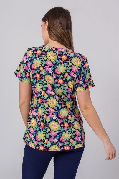 Kolorowa bluza damska Maevn Prints kwiatowa łąka-3