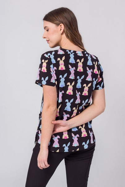 Kolorowa bluza damska Maevn Prints kolorowe króliki-3