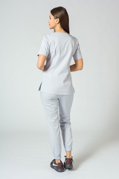 Komplet medyczny damski Sunrise Uniforms Basic Jogger (bluza Light, spodnie Easy) popielaty-2