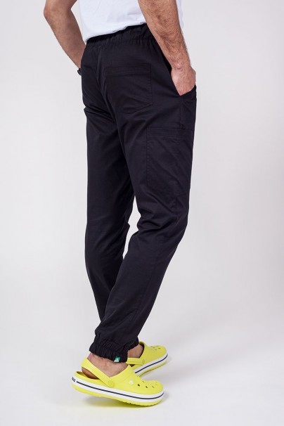 Komplet medyczny męski Sunrise Uniforms Active Men (bluza Flex, spodnie Flow jogger) czarny-7