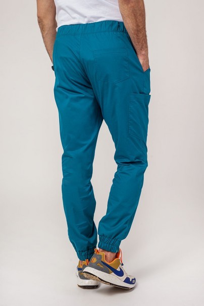 Komplet medyczny męski Sunrise Uniforms Active Men (bluza Flex, spodnie Flow jogger) karaibski błękit-8