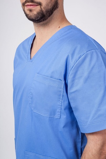 Komplet medyczny męski Sunrise Uniforms Active Men (bluza Flex, spodnie Flow jogger) klasyczny błękit-5