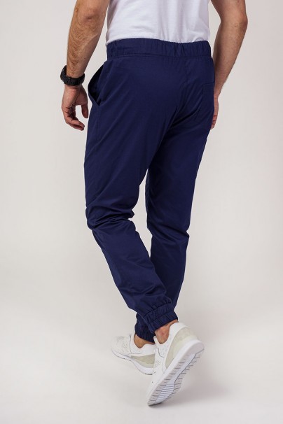 Komplet medyczny męski Sunrise Uniforms Active Men (bluza Flex, spodnie Flow jogger) ciemny granat-7