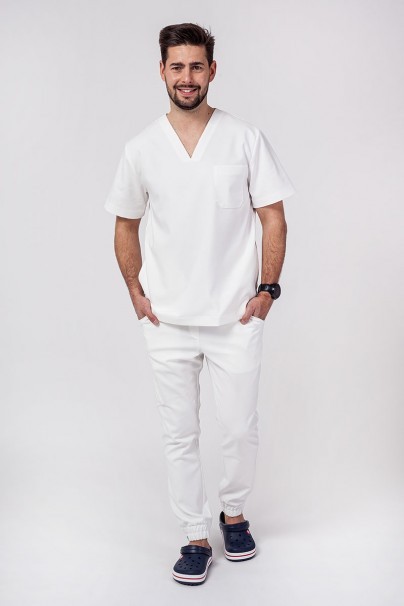 Spodnie medyczne męskie Sunrise Uniforms Premium Select jogger ecru-2