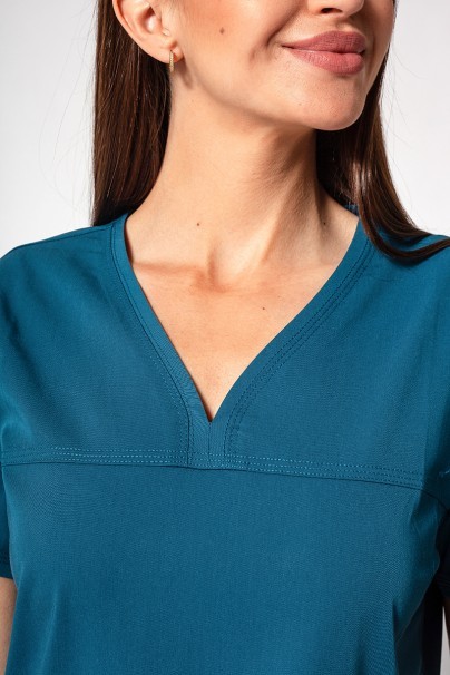 Komplet medyczny Adar Uniforms Ultimate karaibski błękit (z bluzą Sweetheart - elastic)-4