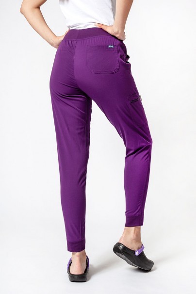 Spodnie damskie Adar Uniforms Ultimate Yoga Jogger fioletowe-1