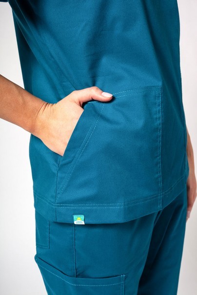 Komplet medyczny damski Sunrise Uniforms Active III (bluza Bloom, spodnie Air) karaibski błękit-5
