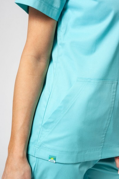Komplet medyczny damski Sunrise Uniforms Active III (bluza Bloom, spodnie Air) aqua-5