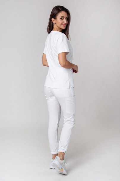 Spodnie medyczne damskie Sunrise Uniforms Premium Chill jogger białe-7