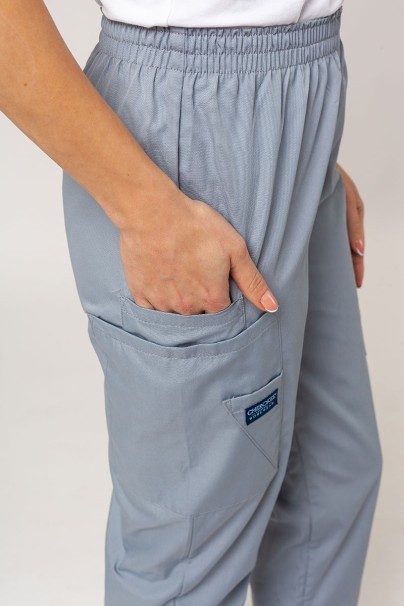 Komplet medyczny damski Cherokee Originals (bluza V-neck, spodnie N.Rise) popielaty-9