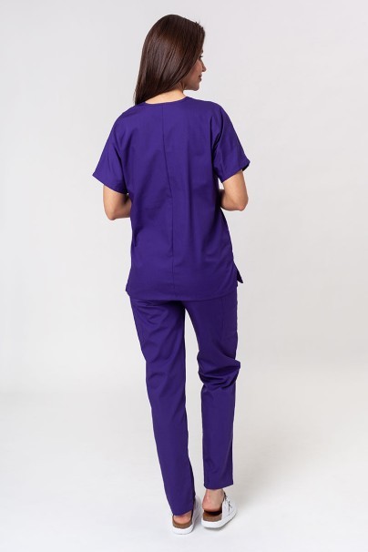 Komplet medyczny damski Cherokee Originals (bluza V-neck, spodnie N.Rise) fioletowy-2