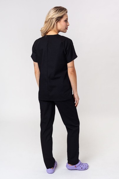 Komplet medyczny damski Cherokee Originals (bluza V-neck, spodnie N.Rise) czarny-2