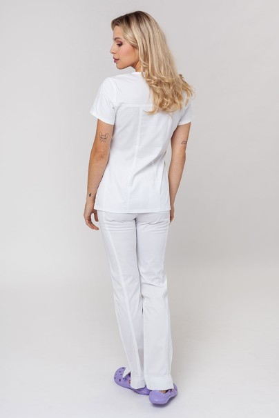 Komplet medyczny damski Cherokee Core Stretch (bluza Core, spodnie Mid Rise) biały-1