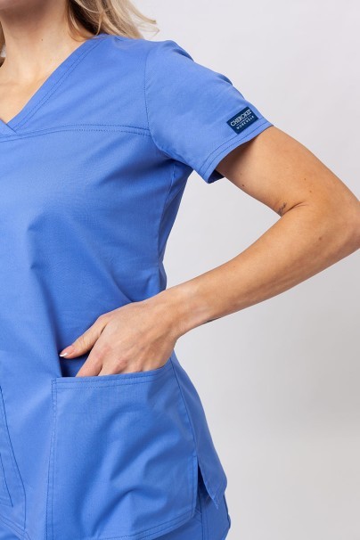 Komplet medyczny damski Cherokee Core Stretch (bluza Core, spodnie Mid Rise) klasyczny błękit-10