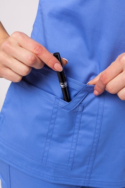 Komplet medyczny damski Cherokee Core Stretch (bluza Core, spodnie Mid Rise) klasyczny błękit-11