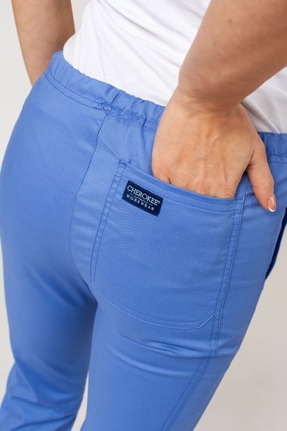 Komplet medyczny damski Cherokee Core Stretch (bluza Core, spodnie Mid Rise) klasyczny błękit-16